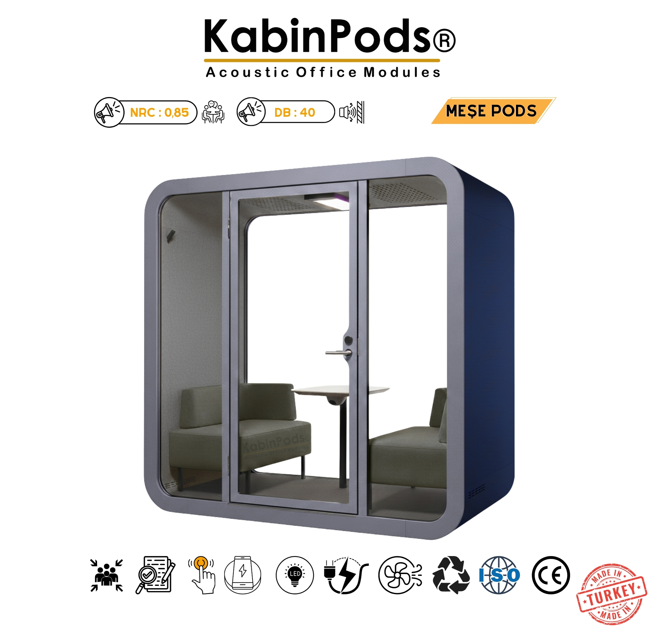 Sessiz Kabin - Toplantı Kabini Ürün Görseli